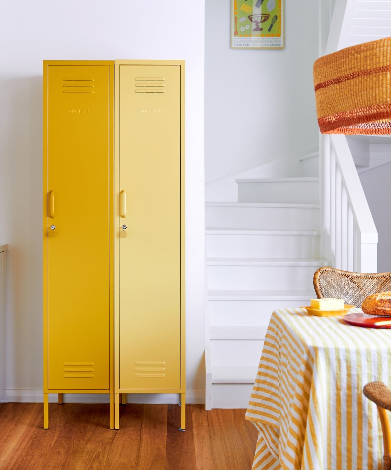 The Skinny Locker in Mustard — lifestyle 3