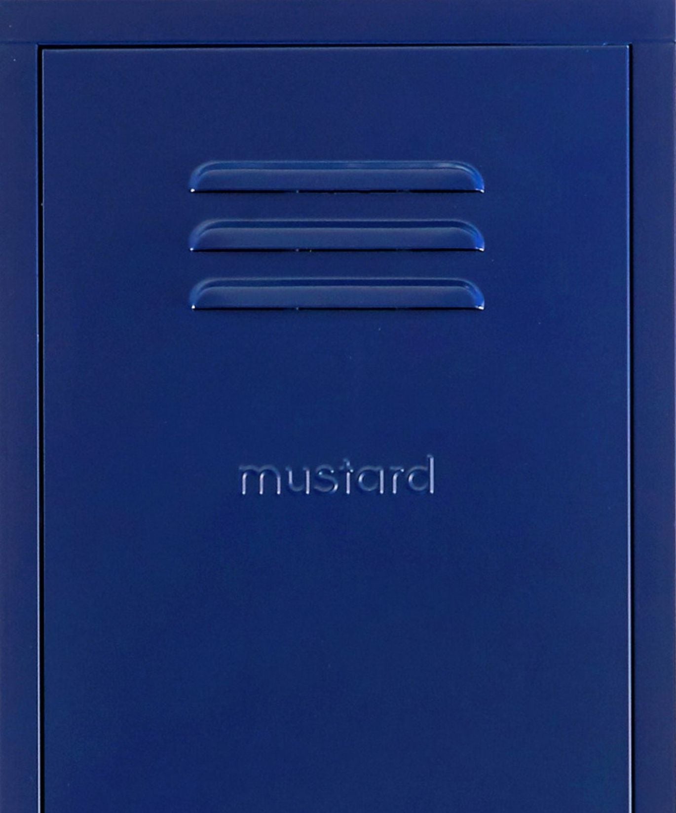 The Skinny Locker in Navy — close-up