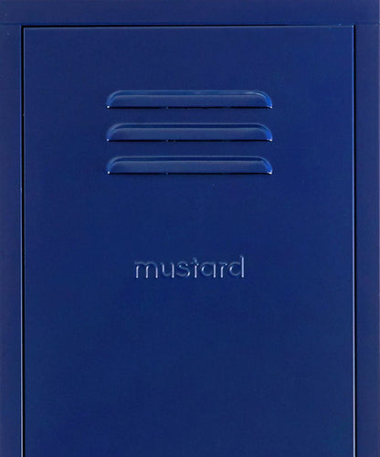 The Skinny Locker in Navy — close-up