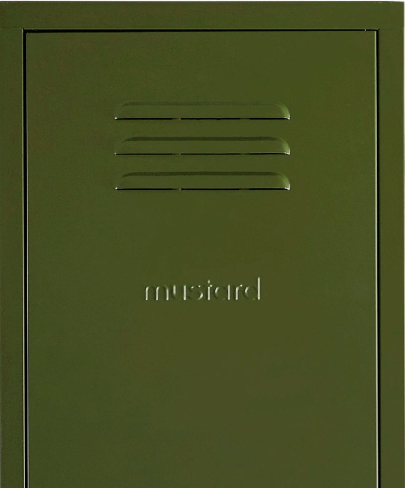 The Skinny Locker in Olive — close-up