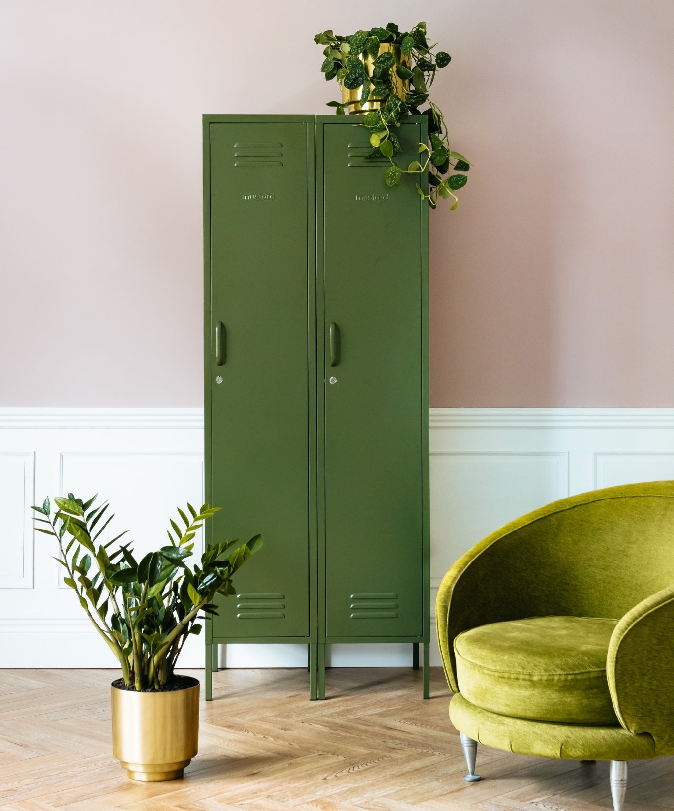 The Skinny Locker in Olive — lifestyle 3