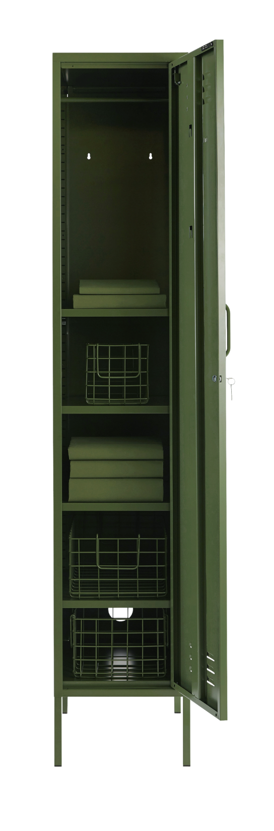 The Skinny Locker in Olive — open