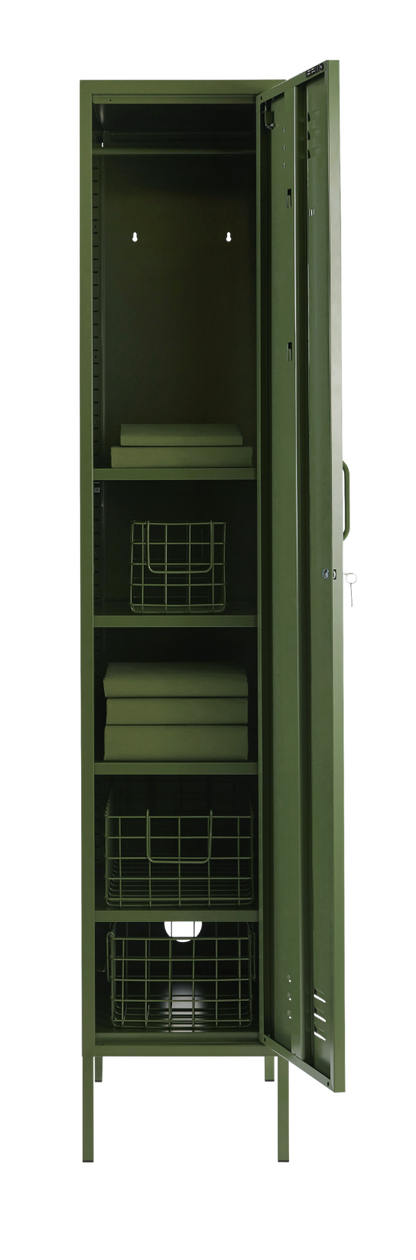 The Skinny Locker in Olive — open