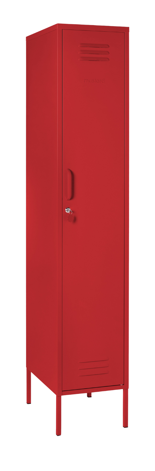 The Skinny Locker in Poppy — angled
