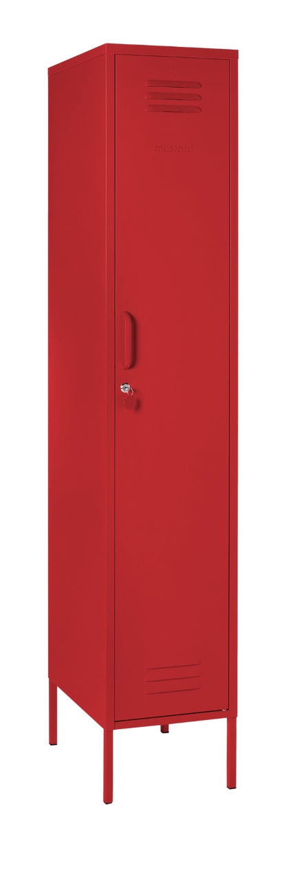 The Skinny Locker in Poppy — angled