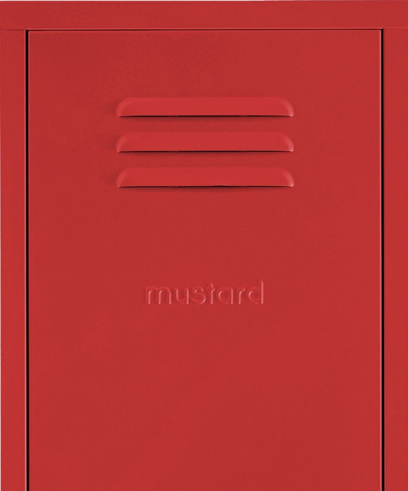 The Skinny Locker in Poppy — close-up