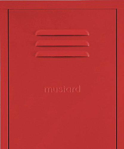 The Skinny Locker in Poppy — close-up