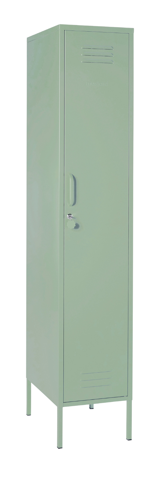 The Skinny Locker in Sage — angled