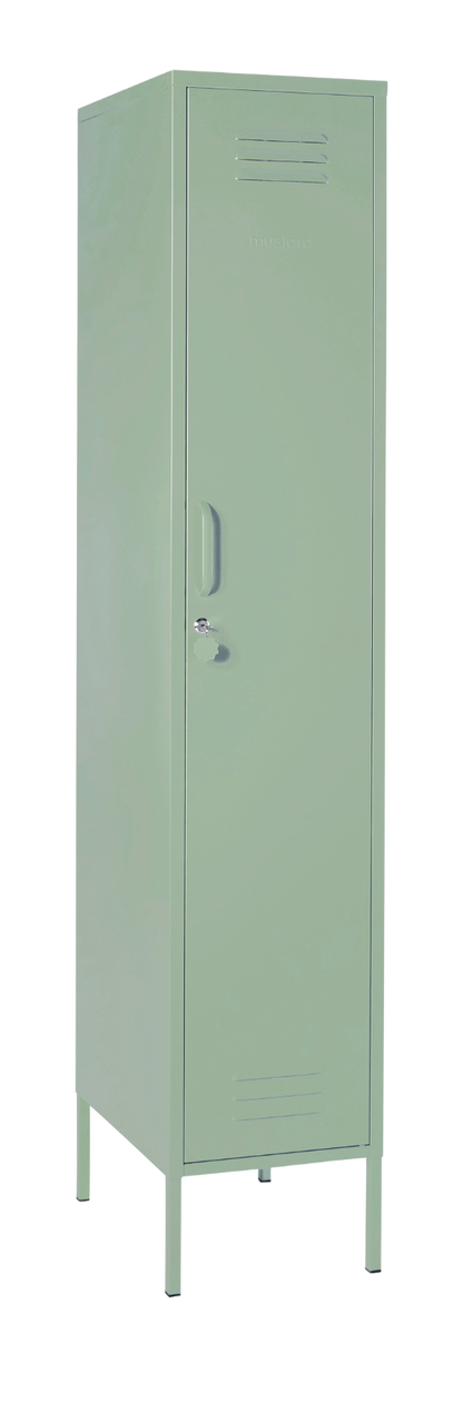 The Skinny Locker in Sage — angled