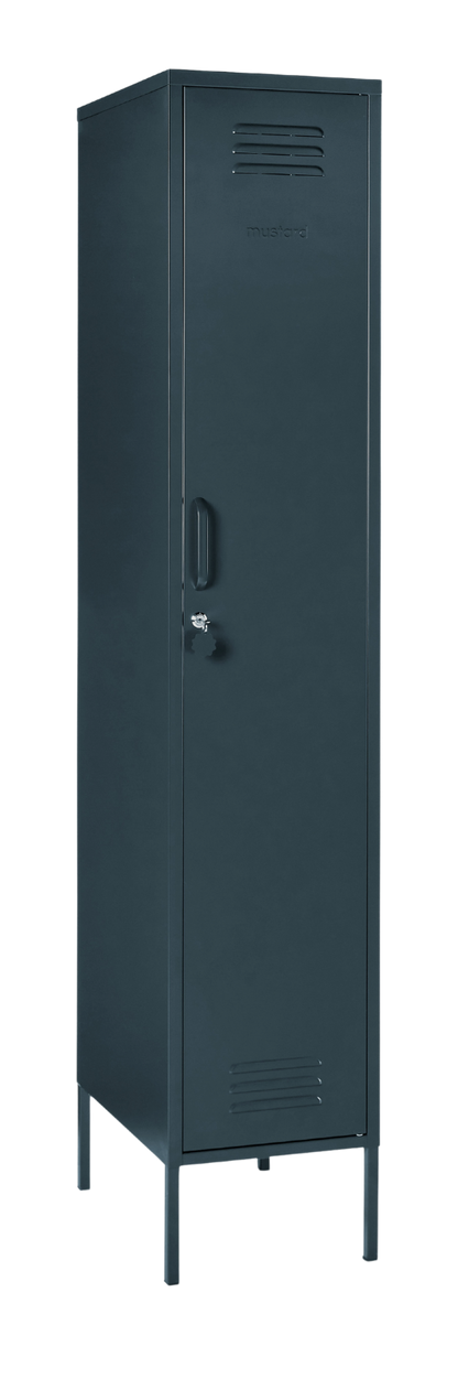 The Skinny Locker in Slate — angled