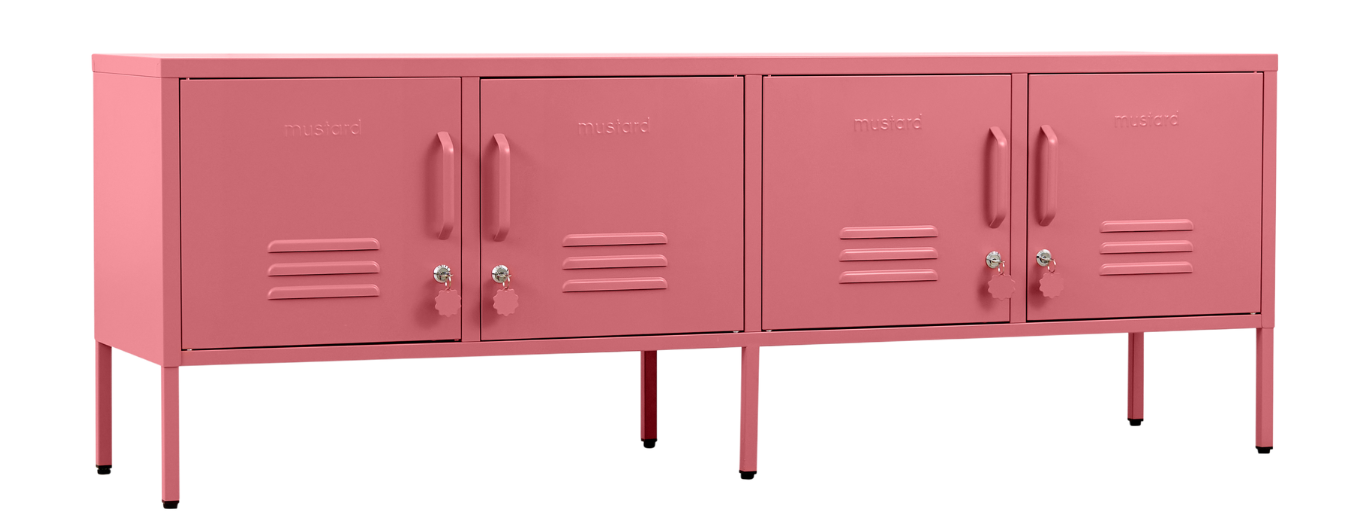The Standard Locker in Berry — angled