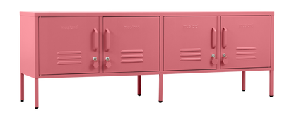 The Standard Locker in Berry — angled