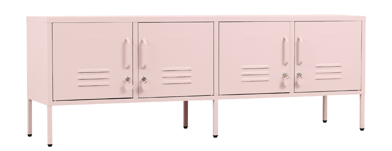 The Standard Locker in Blush — angled