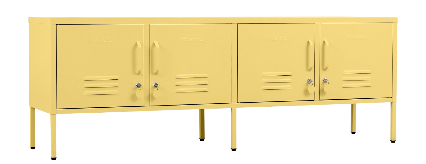 The Standard Locker in Butter — angled