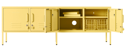 The Standard Locker in Butter — open