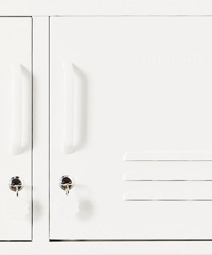The Standard Locker in Chalk — close-up