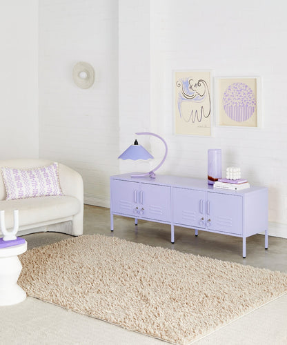 The Standard Locker in Lilac — lifestyle