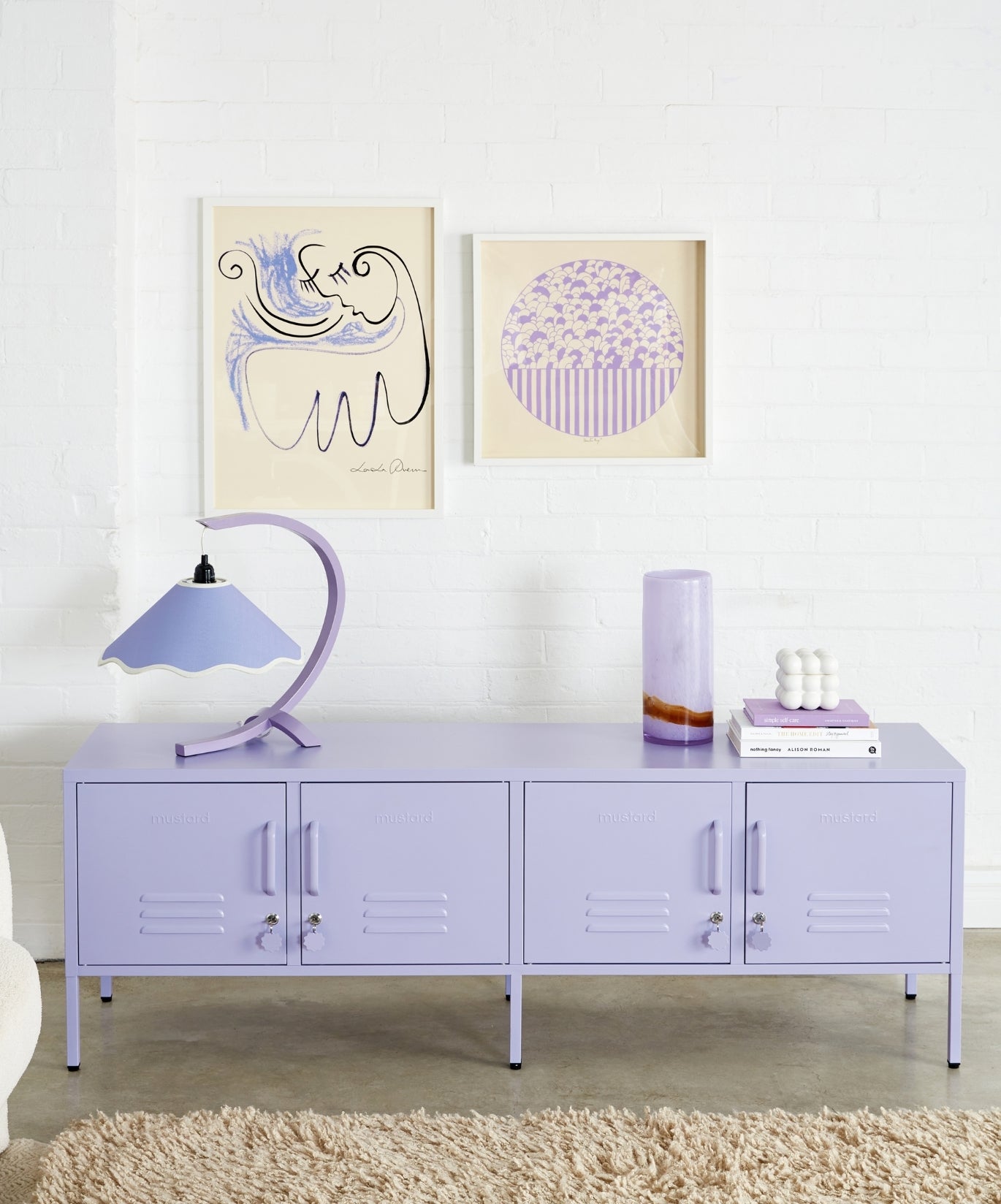 The Standard Locker in Lilac — lifestyle 2