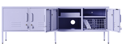 The Standard Locker in Lilac — open