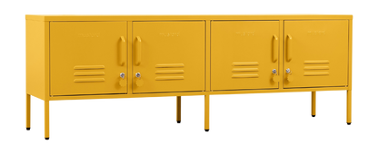 The Standard Locker in Mustard — angled