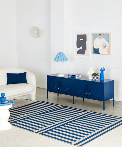 The Standard Locker in Navy — lifestyle
