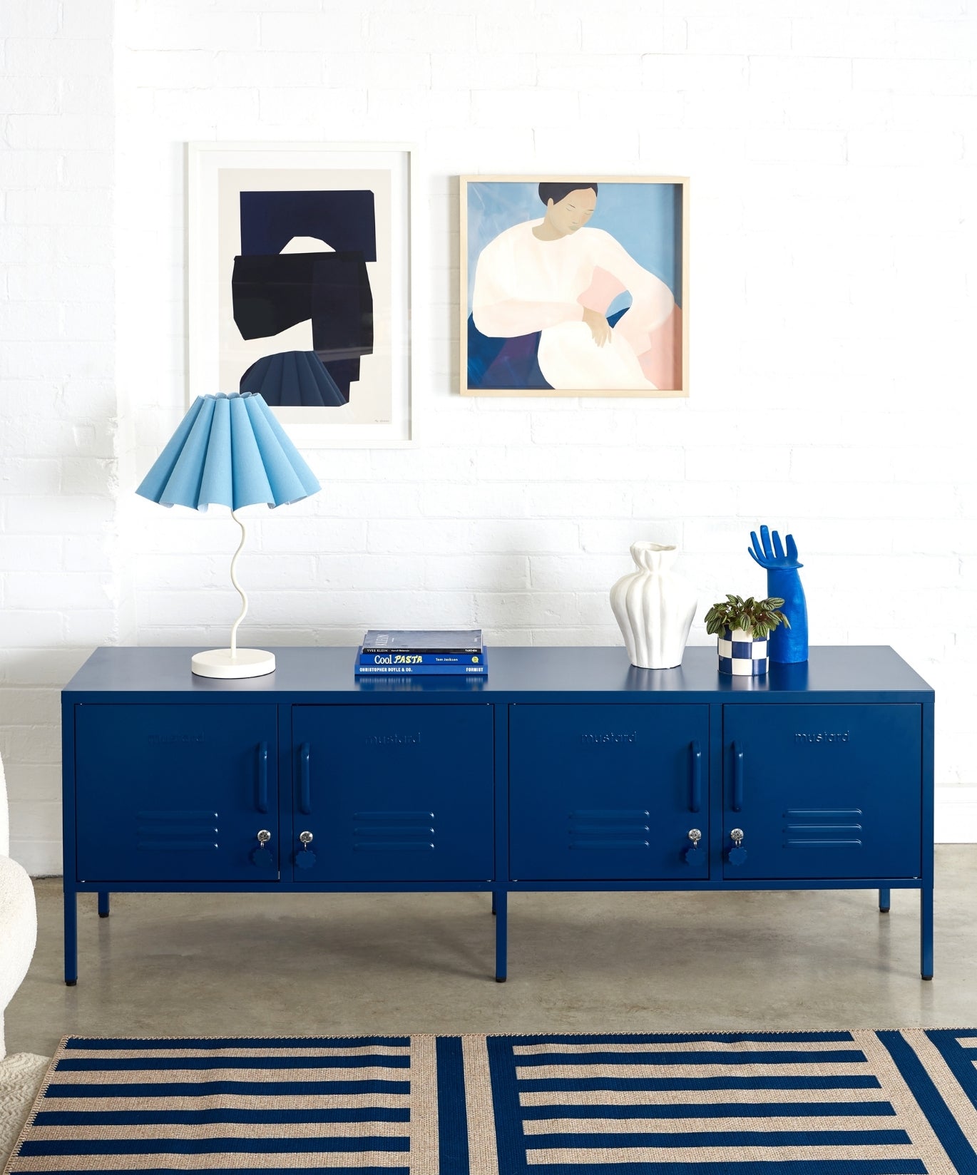 The Standard Locker in Navy — lifestyle 2