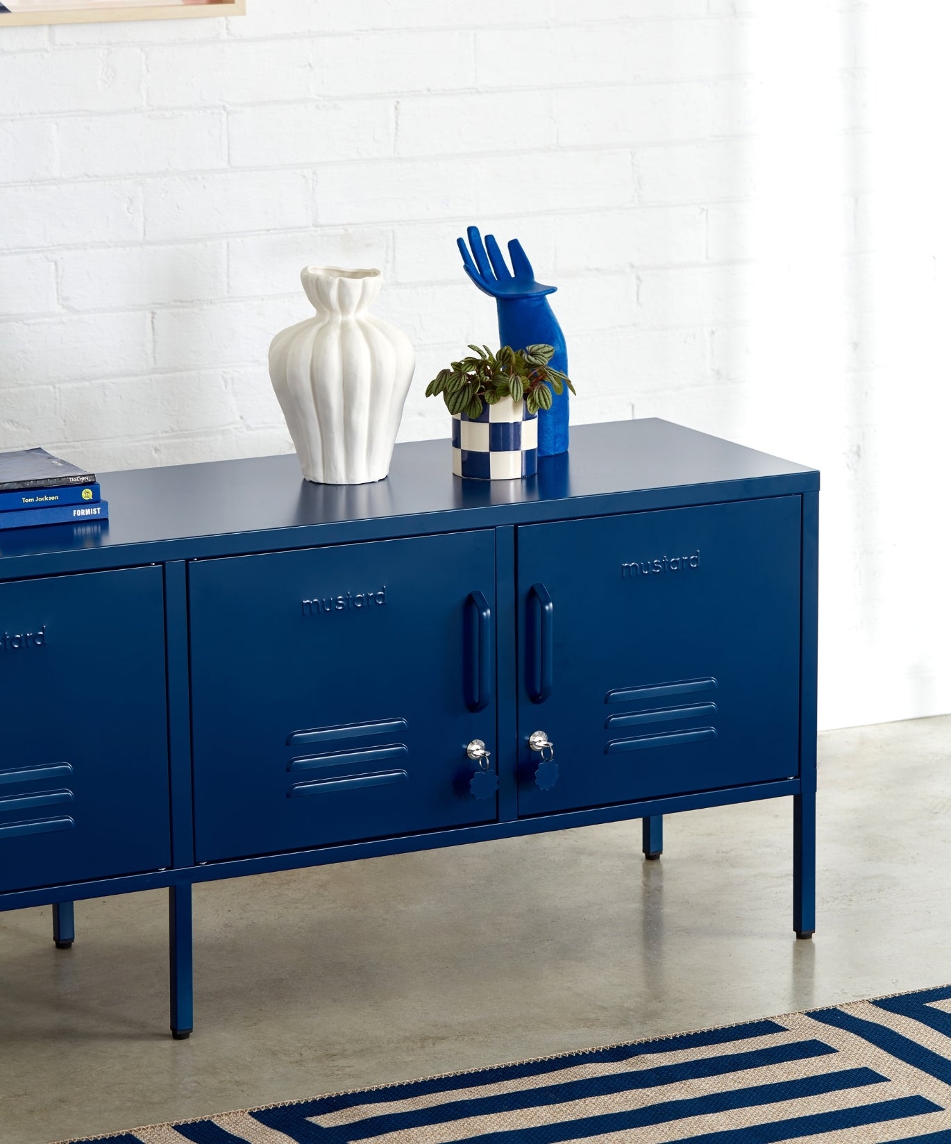 The Standard Locker in Navy — lifestyle 3