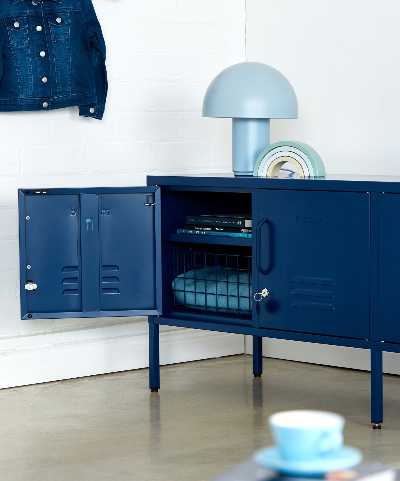 The Standard Locker in Navy — lifestyle 5