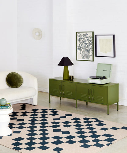 The Standard Locker in Olive — lifestyle