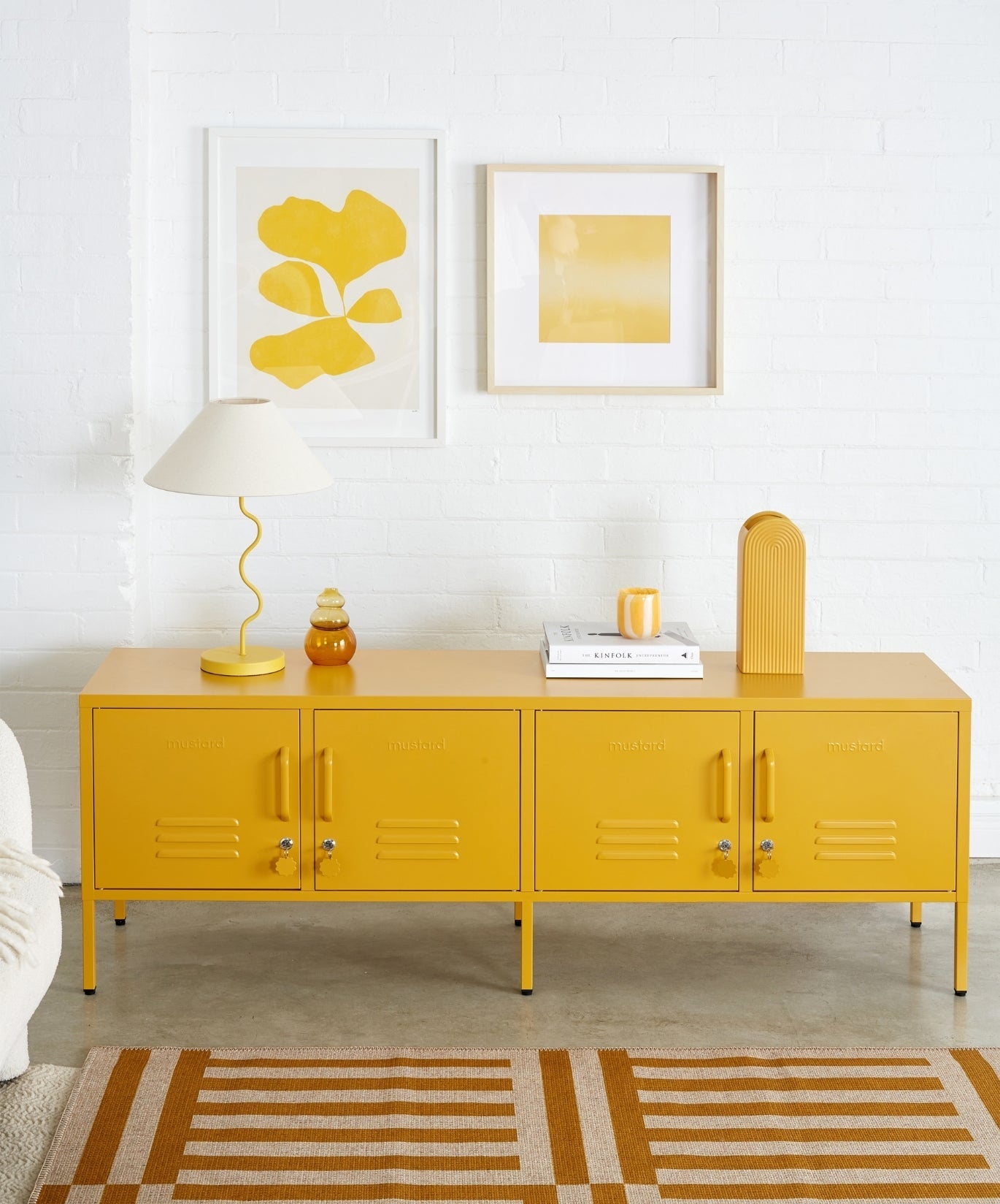 The Standard Locker in Mustard — lifestyle 2