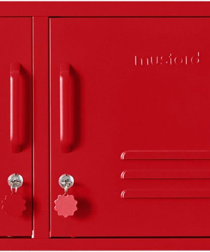 The Standard Locker in Poppy — close-up
