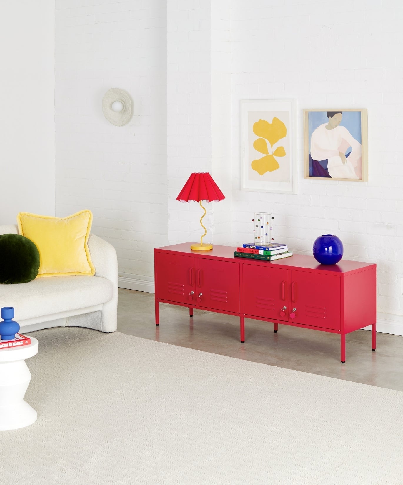 The Standard Locker in Poppy — lifestyle