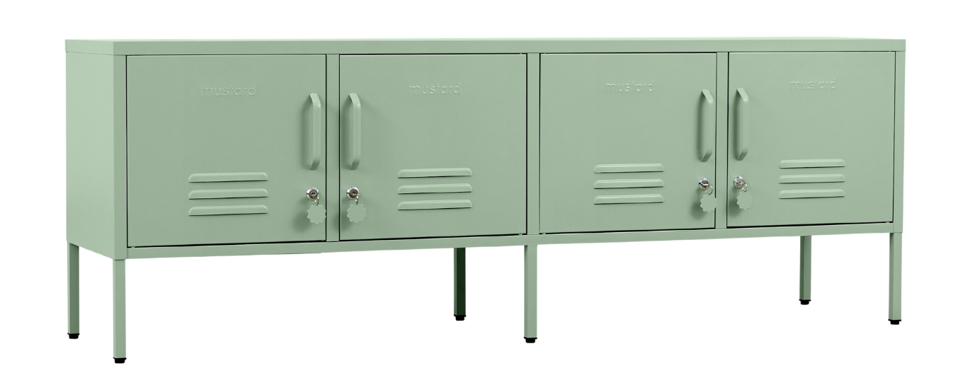 The Standard Locker in Sage — angled