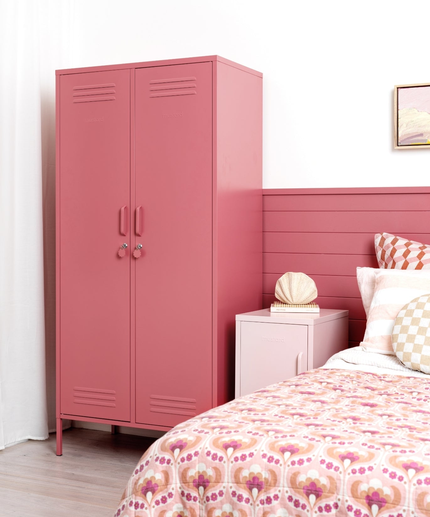 The Twinny Locker in Berry — lifestyle 4