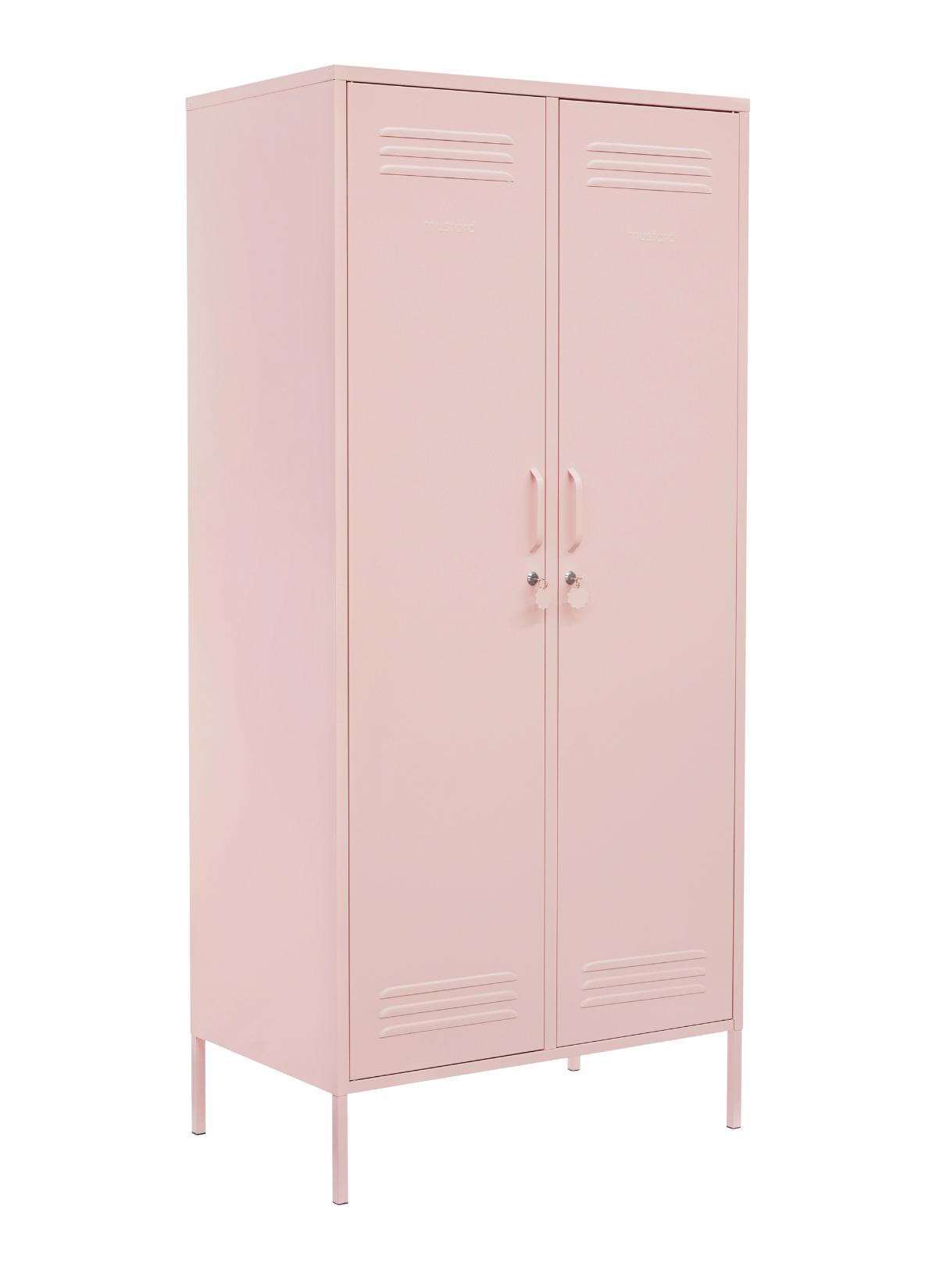 The Twinny Locker in Blush — angled