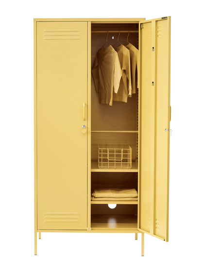 The Twinny Locker in Butter — open