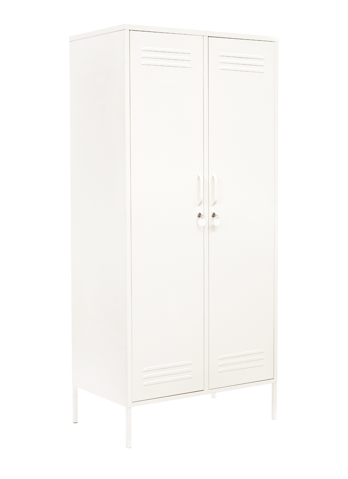 The Twinny Locker in Chalk — angled