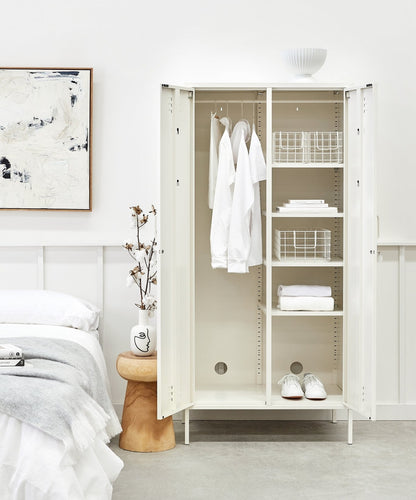The Twinny Locker in Chalk — lifestyle 3