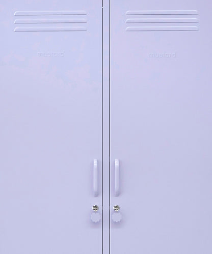 The Twinny Locker in Lilac — close-up