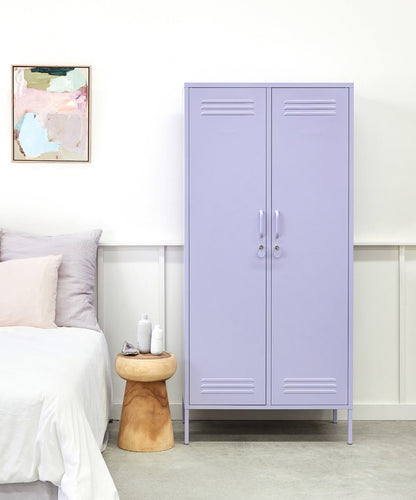 The Twinny Locker in Lilac — lifestyle