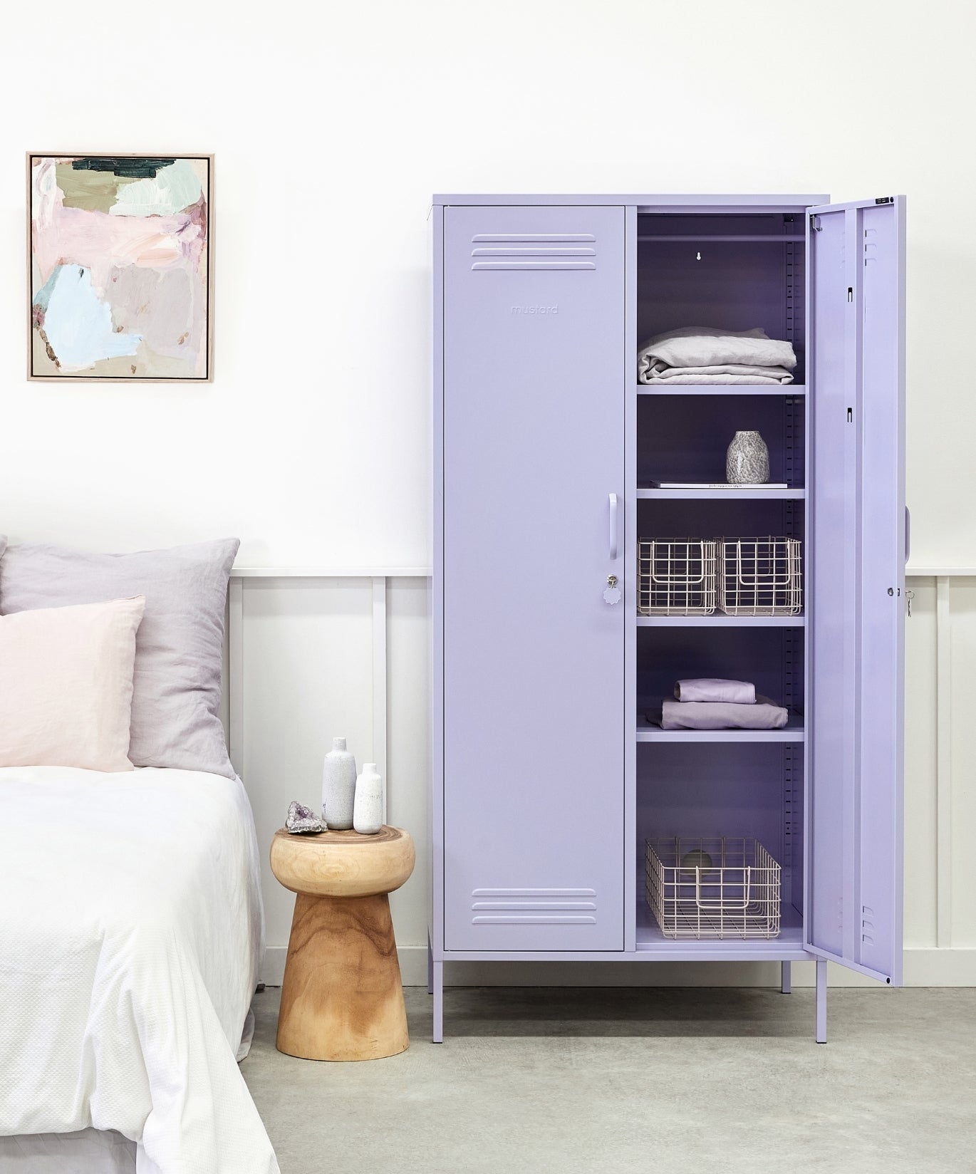 The Twinny Locker in Lilac — lifestyle 2