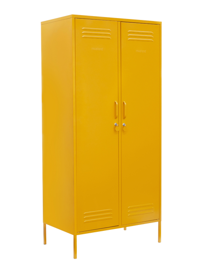 The Twinny Locker in Mustard — angled