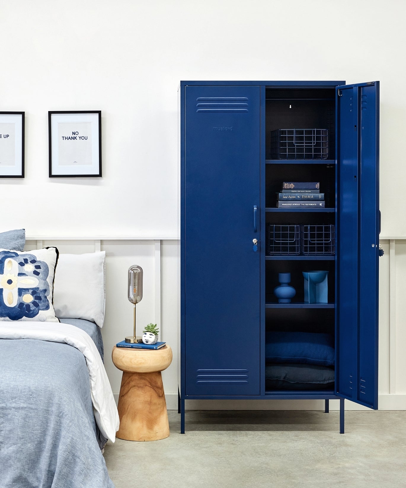 The Twinny Locker in Navy — lifestyle 2