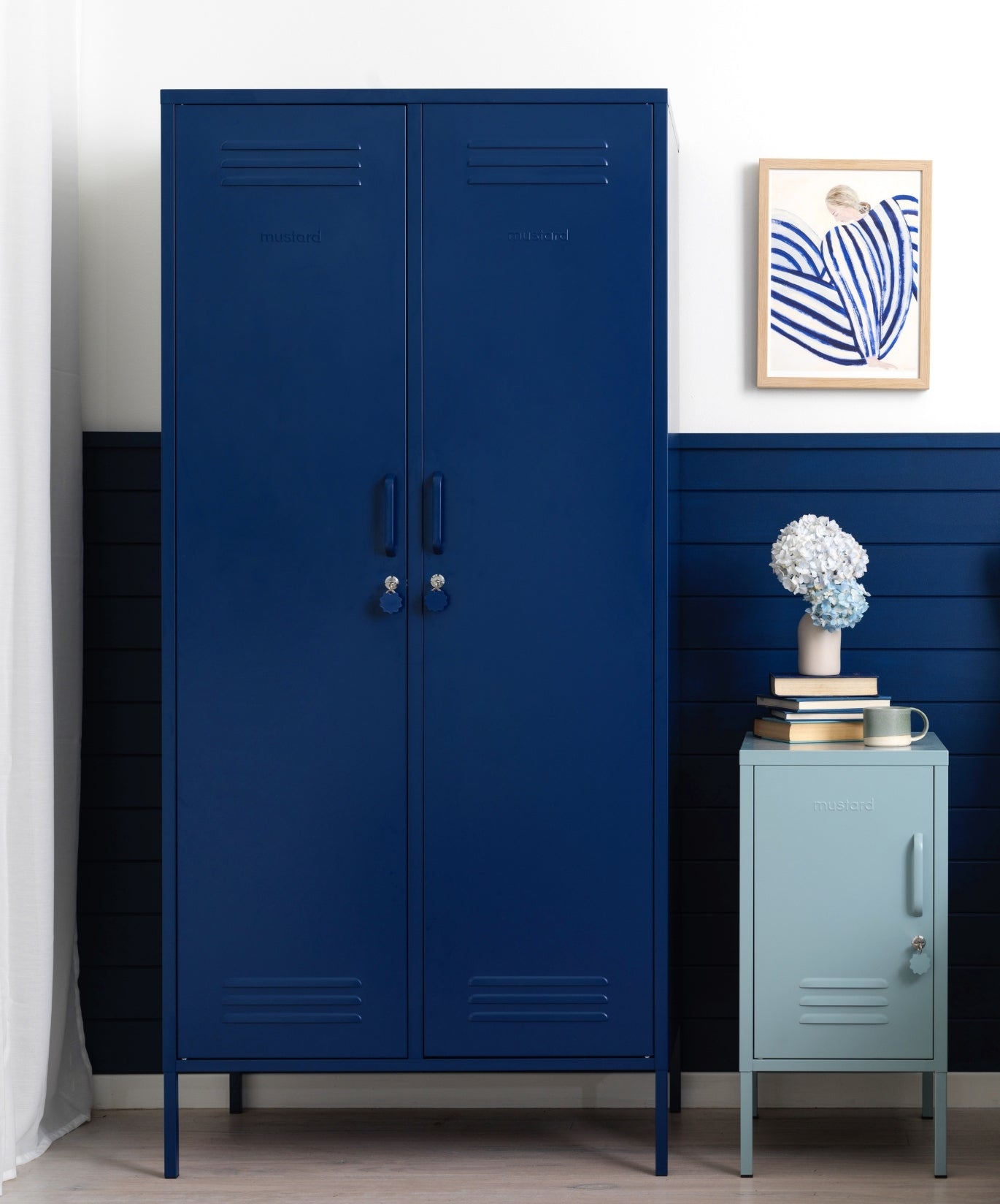 The Twinny Locker in Navy — lifestyle 4