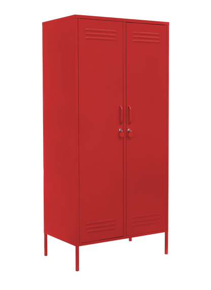The Twinny Locker in Poppy — angled