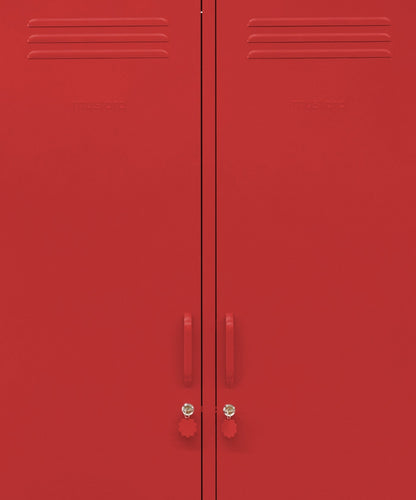 The Twinny Locker in Poppy — close-up