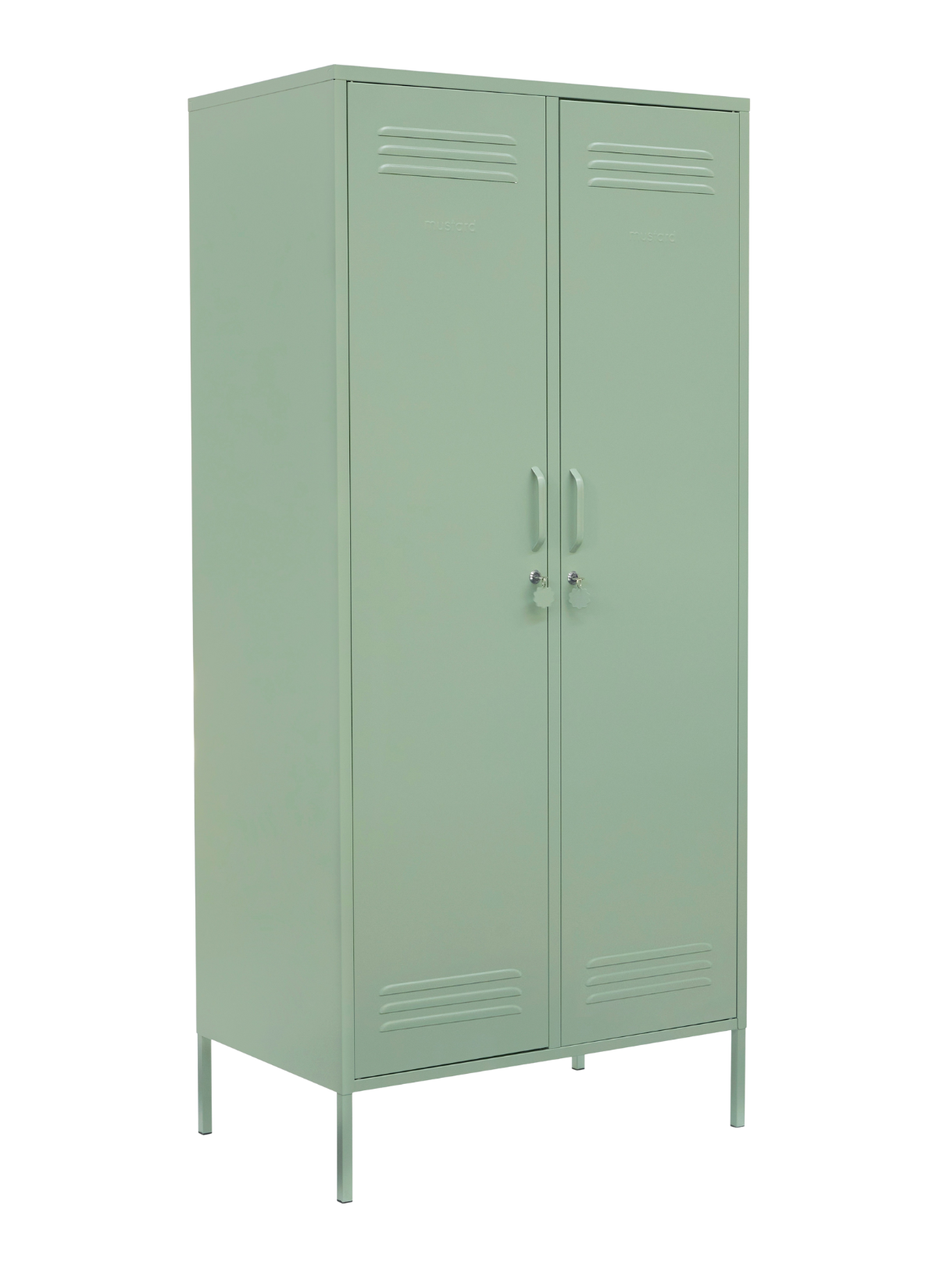 The Twinny Locker in Sage — angled