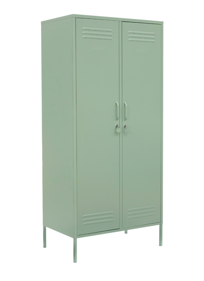 The Twinny Locker in Sage — angled