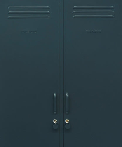The Twinny Locker in Slate — close-up