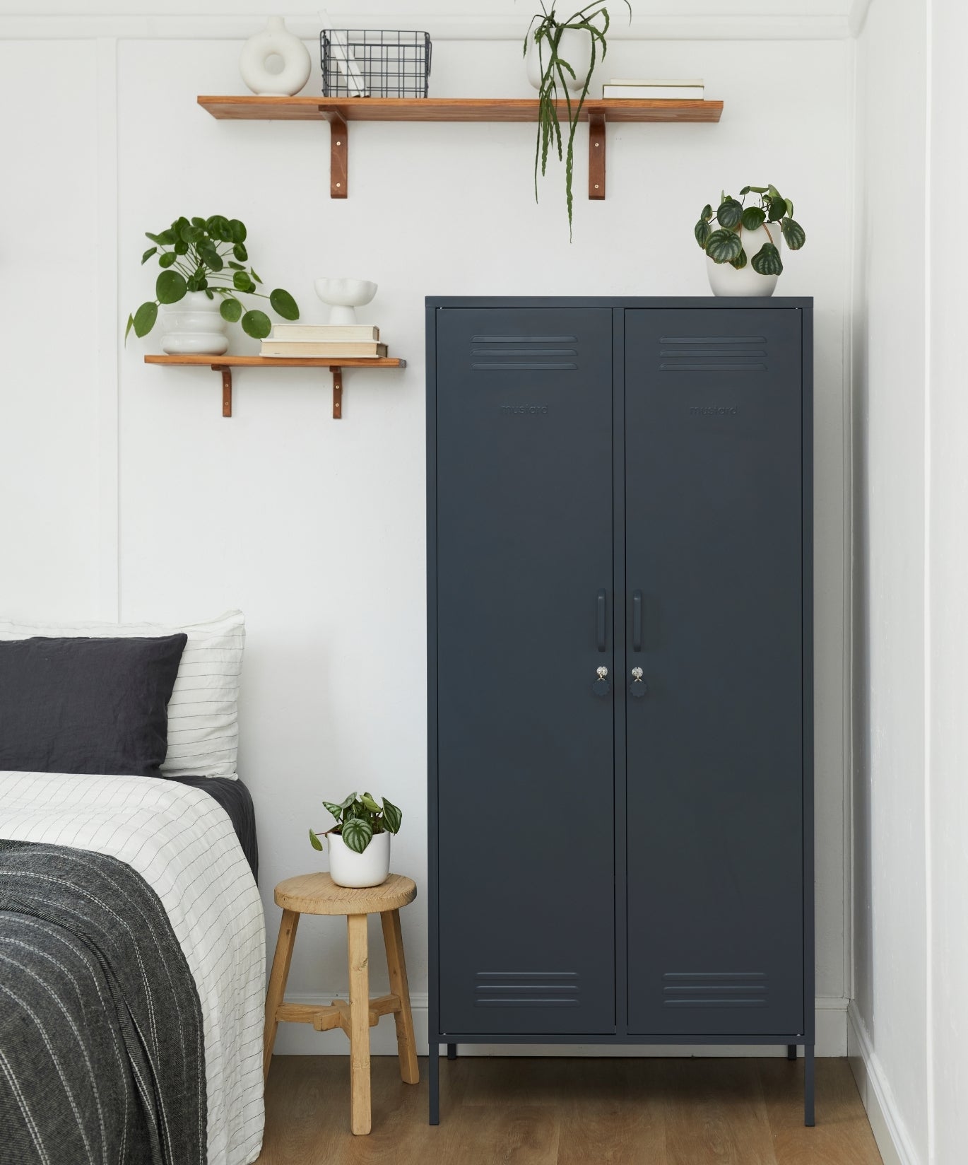 The Twinny Locker in Slate — lifestyle